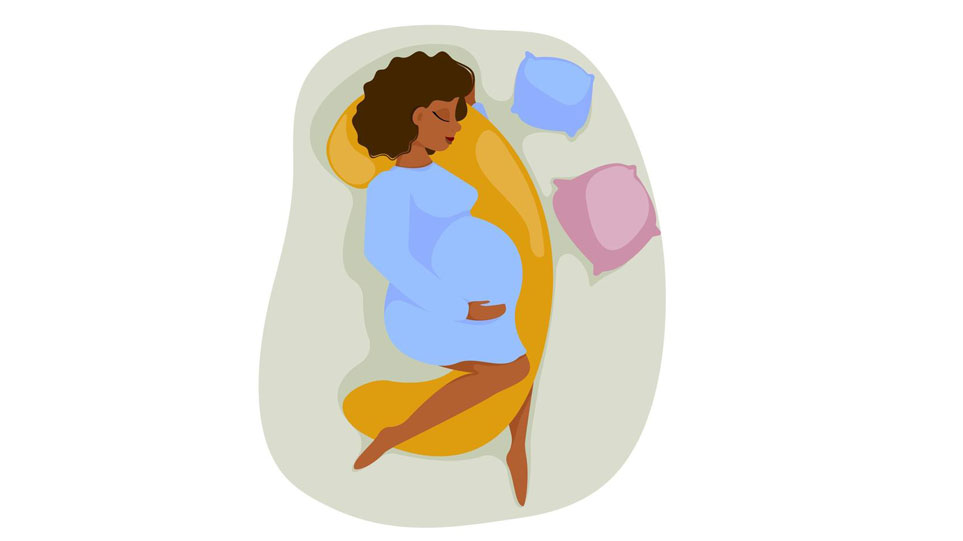 آموزش صحیح خوابیدن در بارداری
