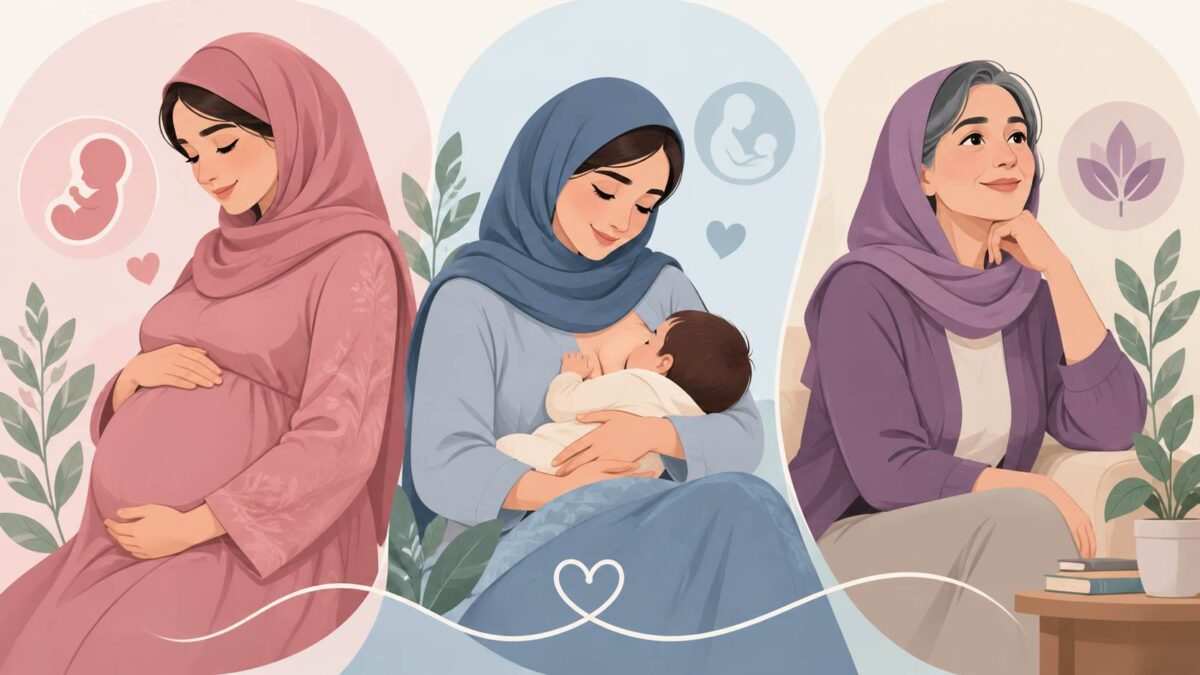 تغییر میل جنسی در زنان در بارداری، شیردهی و یائسگی